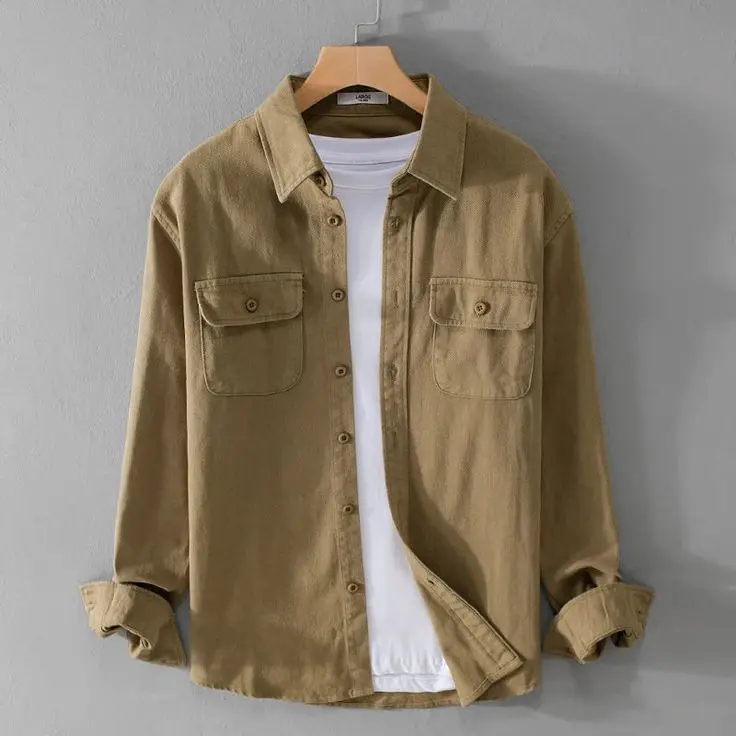 Casual Cotton Shirt Jacket