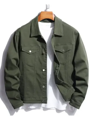 Army Green Casual Wear Jacketa